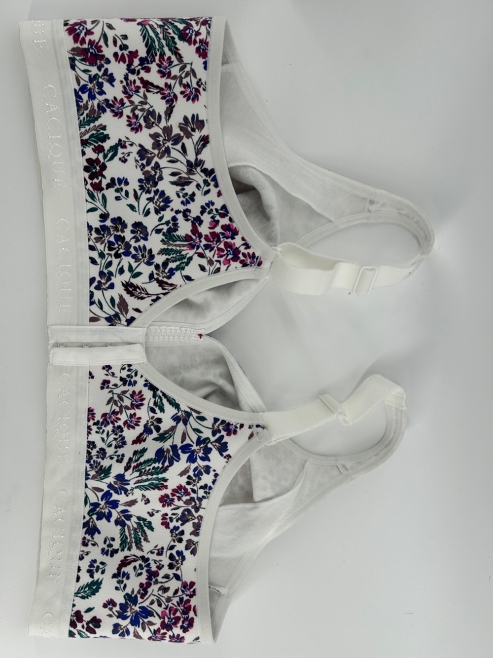 Cacique Lane Bryant Lightly Lined No-Wire Floral Print Bras Women's Sz 46 D - Picture 3 of 9